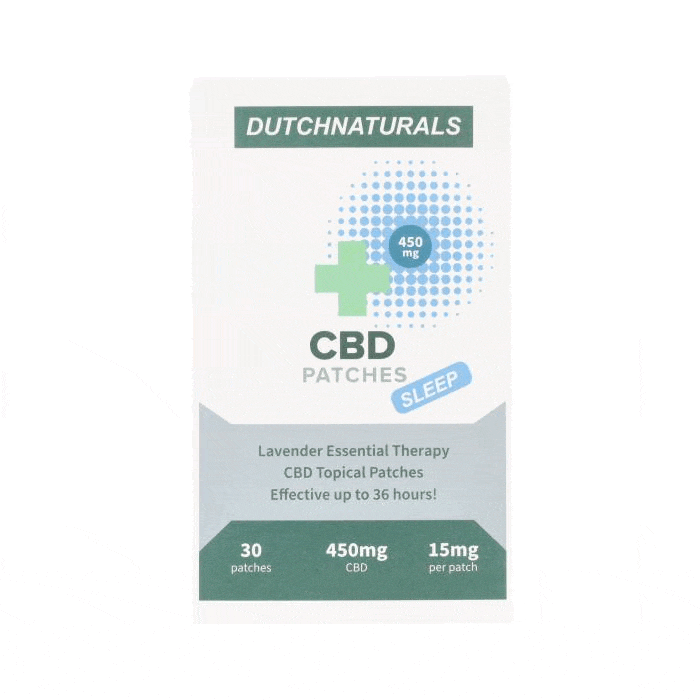 Topische CBD Pflaster mit Lavendel - 30 x 15 mg