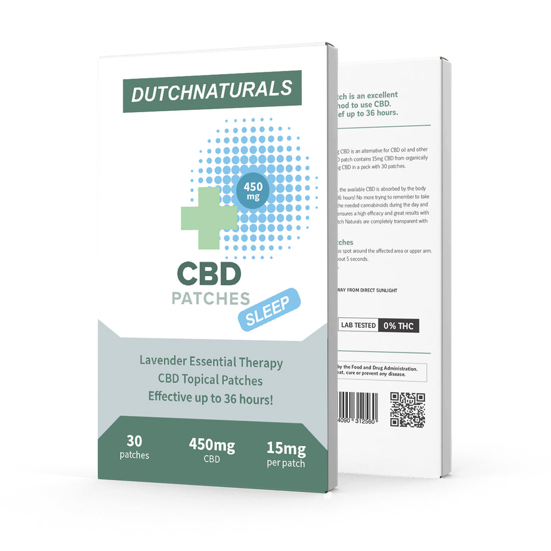 Topische CBD Pflaster mit Lavendel - 30 x 15 mg