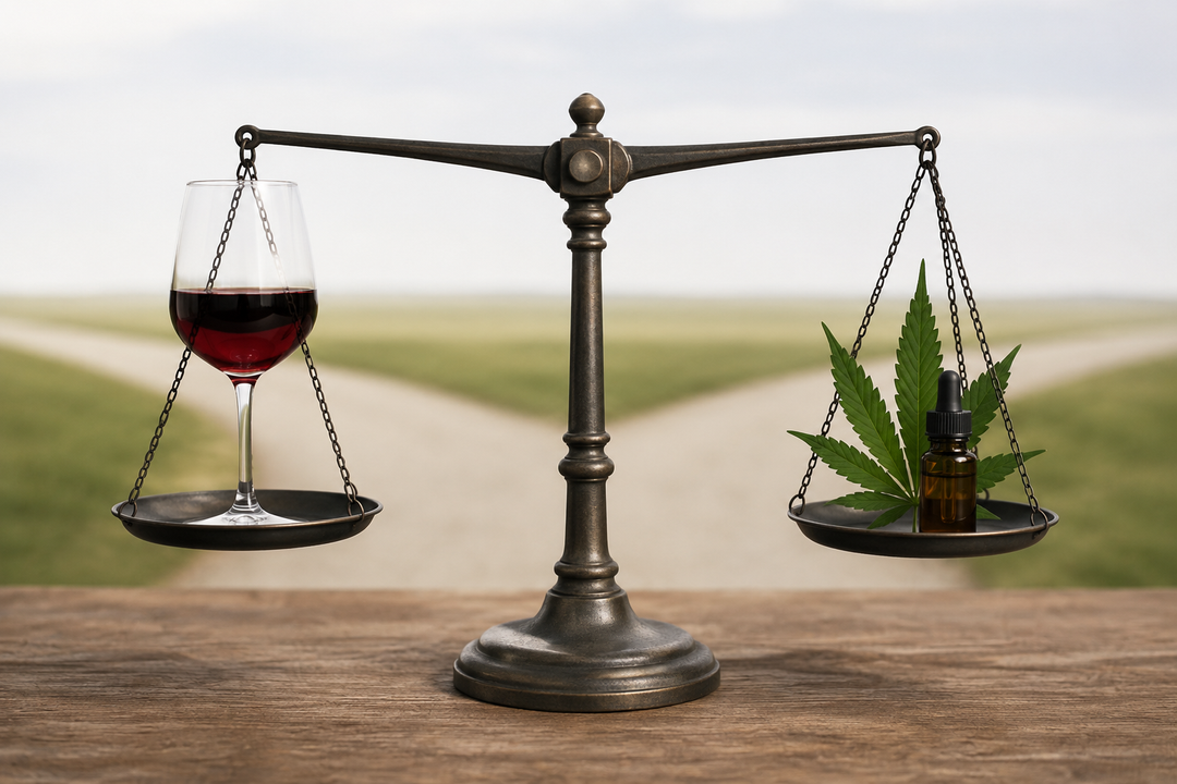 How could CBD oil potentially support recovery from alcohol abuse?