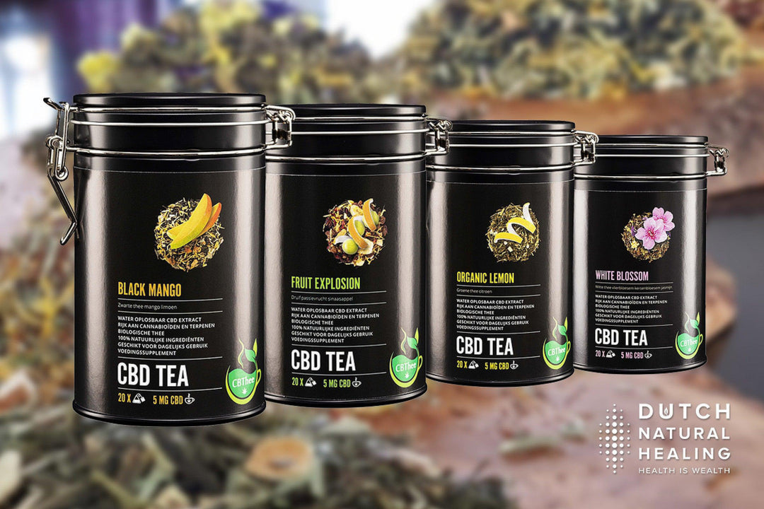 CBD Tea: natural tea blends with water-soluble CBD - Dutch Natural Healing