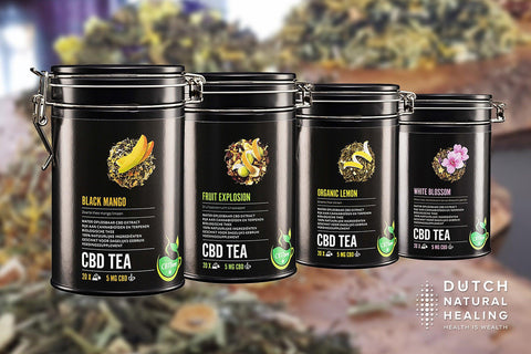 CBD Tea: natural tea blends with water-soluble CBD - Dutch Natural Healing