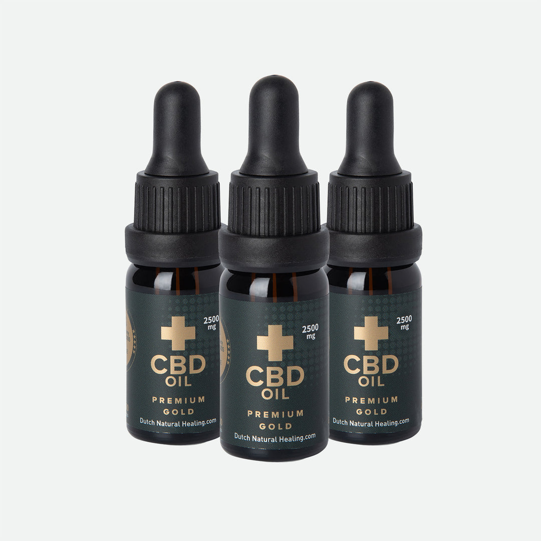 CBD Oil 25% - Premium Gold Bundle
