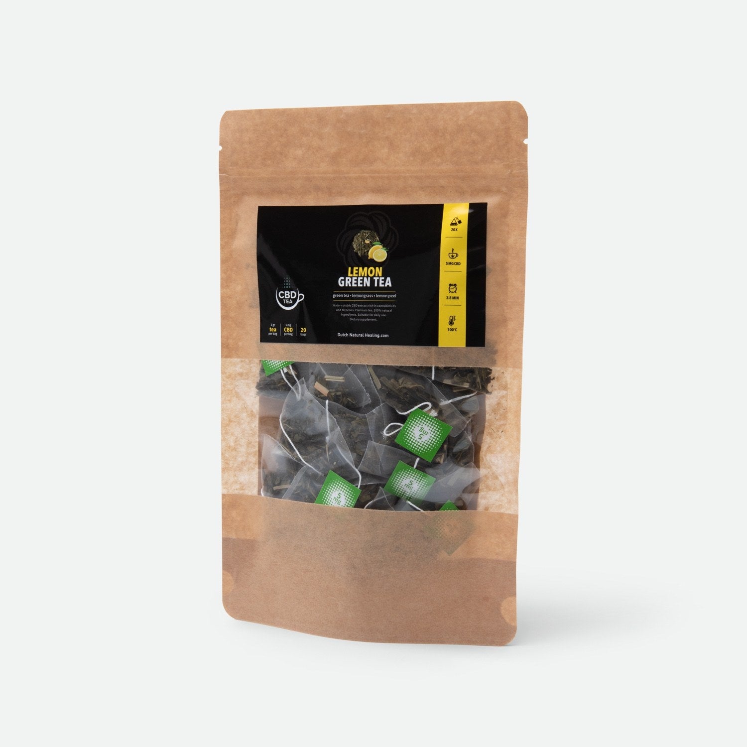 CBD Lemon Green Tea | DNH – Dutch Natural Healing
