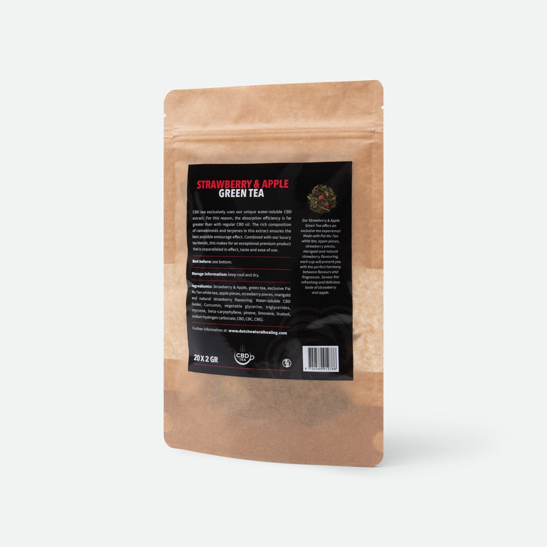 CBD Strawberry & Apple Green Tea