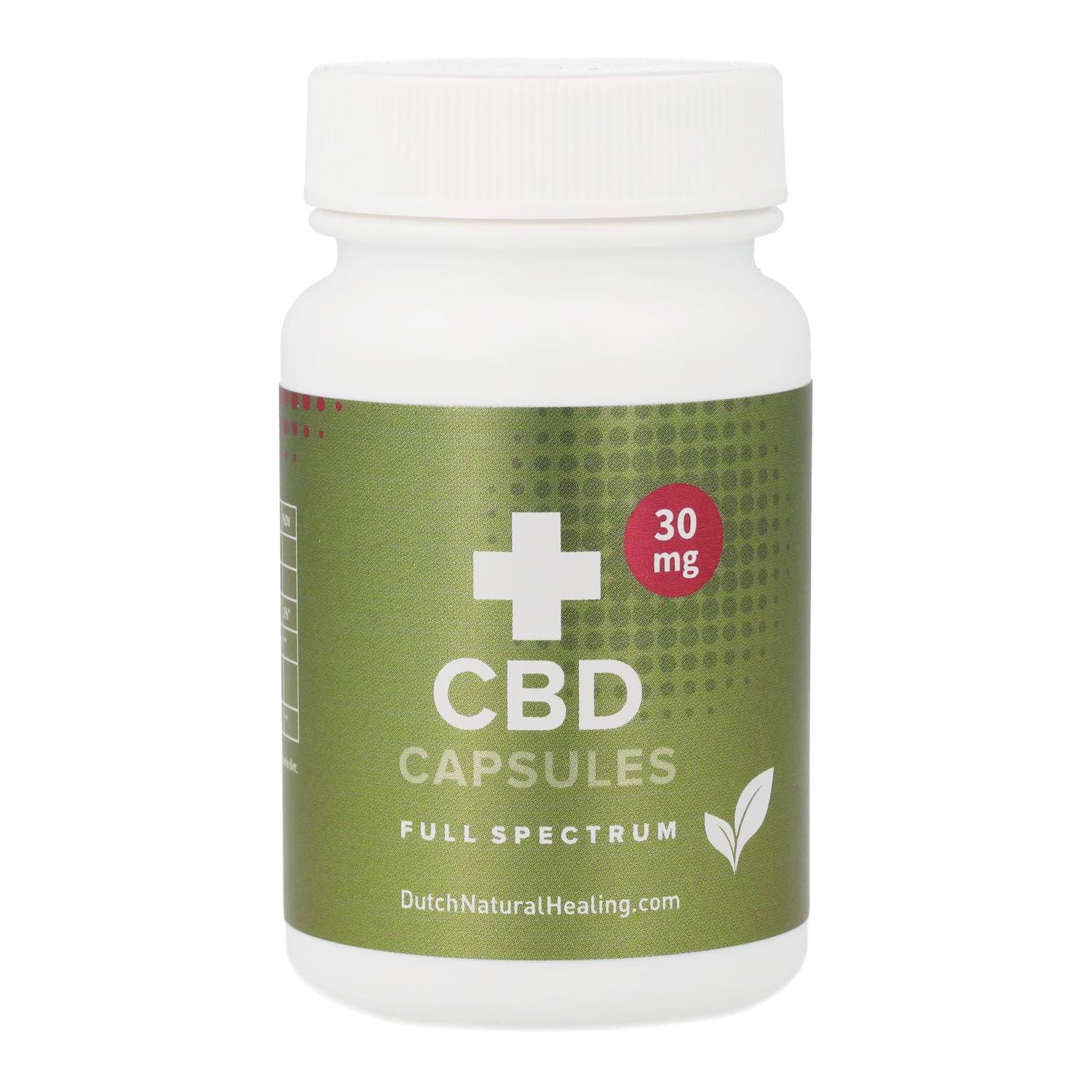 CBD Capsules - Full Spectrum - 30 x 30 mg – Dutch Natural Healing