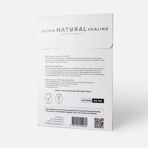 CBD Topical Patches - Ultra Strong - 30 x 45 mg