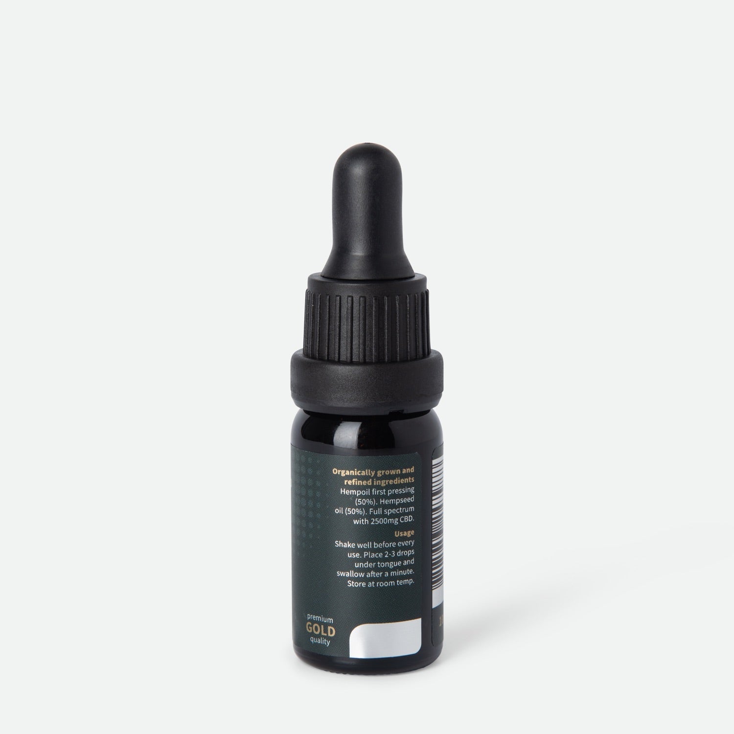 Premium Gold CBD Oil 10ml - High CBD 2500mg | DNH – Dutch Natural