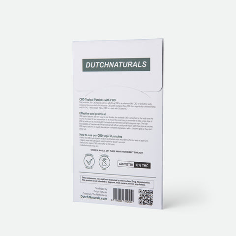 CBD Topical Patches - 30 x 15 mg