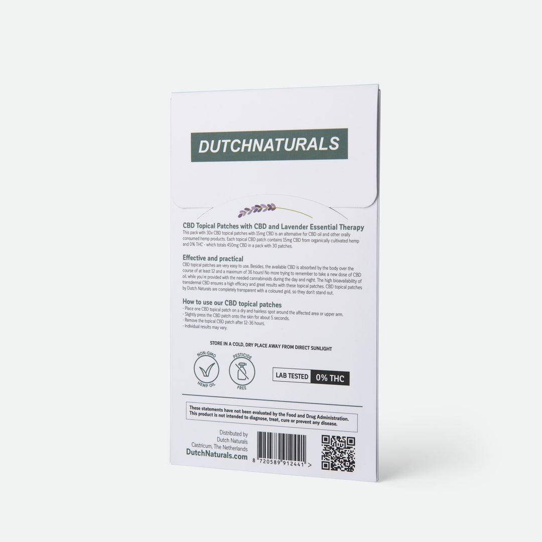 CBD Sleep Patches with Lavender - 30 x 15 mg