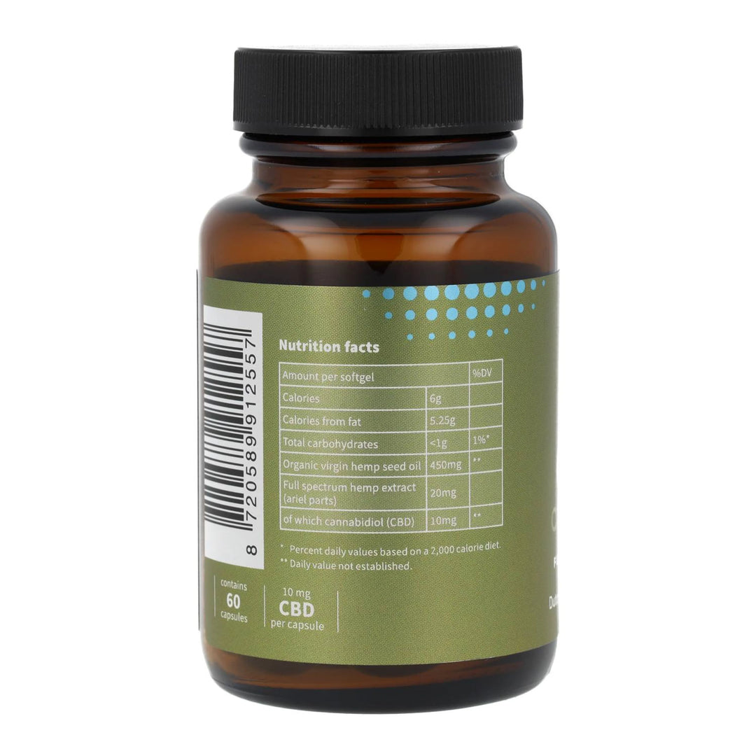 CBD Capsules - Full Spectrum - 60 x 10 mg