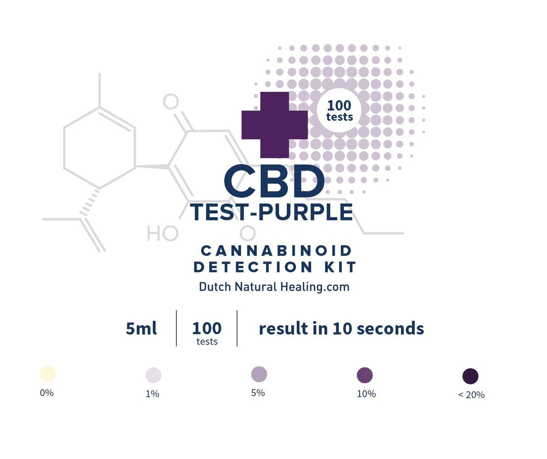 CBD Oil Test - CBD Detection Kit Dutch Natural Healing CBD Oil Test - CBD Detection Kit Dutch Natural Healing